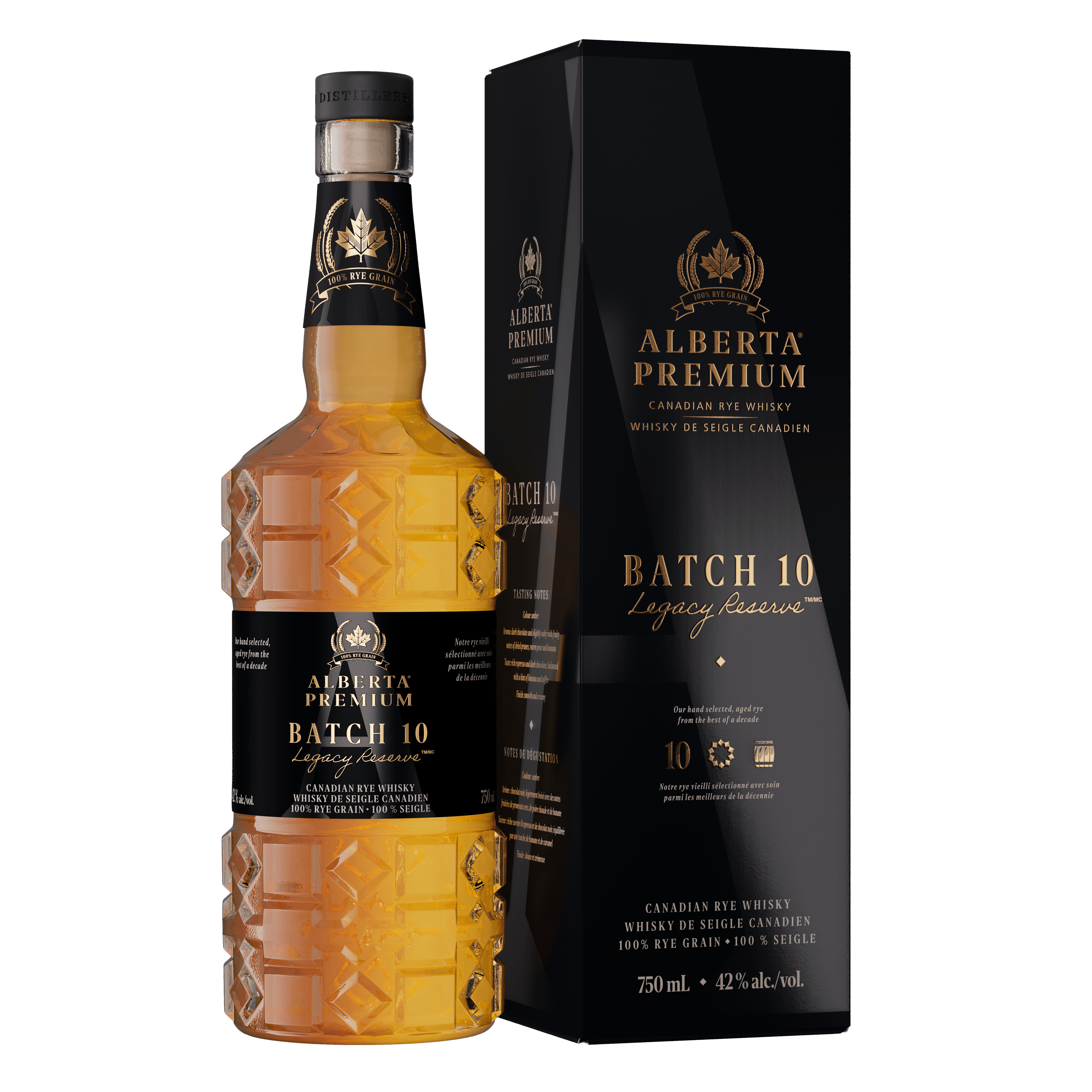 Alberta Distillers lance le whisky de seigle limité Alberta Premium Batch 10 Legacy Reserve