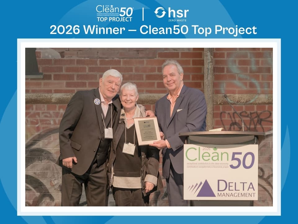 HSR Zero Waste Wins National Clean50 Award for Innovative Waste Management System